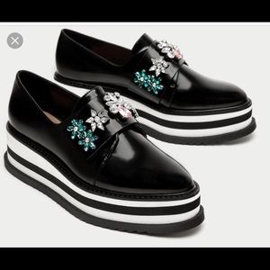 Zara platform shoes